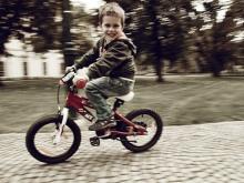 Rezidence Vltava - dítě na kole